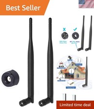 Enhance Your Wireless Network with Dual Band 6dBi WiFi Antenna 2-Pack, RP-SMA picture