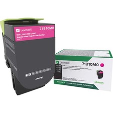 Original Lexmark 71B10M0  Magenta Toner. New Sealed Box, We Ship Fast picture