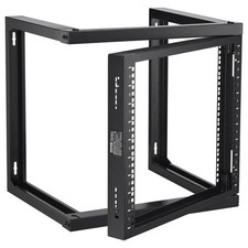 VEVOR 9U Wall Mount Rack 150 lbs/68.04 kg Open Frame Server Network Rack Black picture
