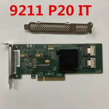 Dell LSI Fujitsu 9211-8i 9210-8i 9200-8i H200 H310 D2607 HBA IT Mode P20 ZFS  picture