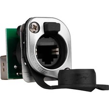 Neutrik NE8FDP-TOP etherCON RJ45 Feed-thru IP65 D-Shape Outdoor Connector picture