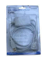 Radio Shack Gold Plated USB to Serial Connector, 6 Foot Cable New picture