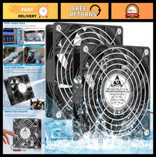 120mm Waterproof Fan 12V DC High Speed Dual Ball Bearing 2-Pin IP68 Cooling picture