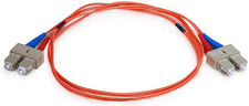 Fiber Optic Cable - 1 Meter - Orange | SC to SC, OM1, 62.5/125 Type, Multi Mode, picture