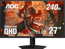 AOC - 27QD-OLED, QHD, 240hz, G-Sync Compatible, .03ms, Gaming Monitor - Black picture