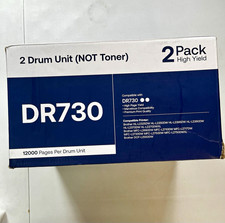 DR730 High Yield Drum Unit 2 Pack (Not Toner) Compatible for Brother HL picture