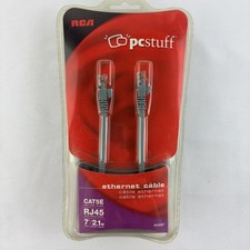 RCA PCSTUFF 7-Ft. Gray Cat5e Ethernet Network Computer Cable NEW in 2008. Sealed picture