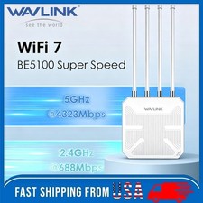 WAVLINK WiFi 7 BE5100 Outdoor WiFi Extender Repeater|Access Point|Mesh Router picture