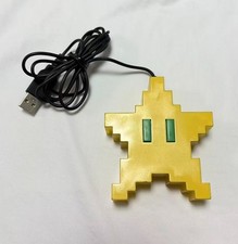 Super Mario Bros Dot Design Mouse 2 Star Banpresto USB Japan picture