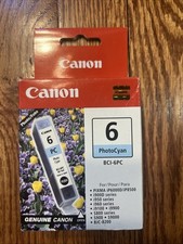 Canon BCI-6PC Photo Cyan Ink Cartridge New In Package picture