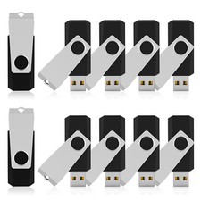 Bulk Sale Lot 1/ 5/ 10pcs USB 2.0 32GB 64GB 128GB Metal Swivel Style Flash Drive picture