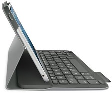 Logitech Wireless Ultrathin Keyboard Folio Case iPad Mini 1 2 3 Retina Veil Grey picture