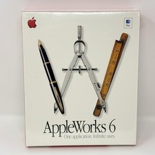 Apple AppleWorks 6 Version 6.0 Mac OS X Software New in Box SEALED picture