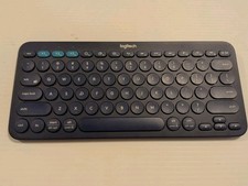 Logitech K380 Wireless Bluetooth Keyboard AAA Battery Tested iPad Tablet Phone picture