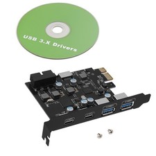 5Gbps Expansion Card For Win/Mac/Linux 2xUSB-C 2xUSB-A PCIe X1/X4/X8/X16 picture