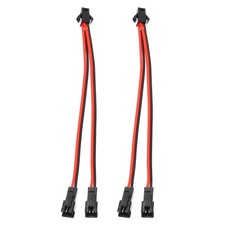 15CM 1 to 2 ARGB Splitter Cable, 2 Pcs PWM Fans RGB Extension Power Cord with... picture