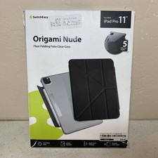 SwitchEasy Origami Nude Case for 2024 iPad Pro 11” (M4) Folio Stand Cover Blue picture