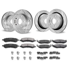 Front and Rear Brake Kit for 06-2018 Dodge Ram 1500, 07-2009 Dodge Durango Chrys picture