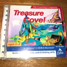 Vtg TREASURE COVE PC CD-ROM Game Software 1999 The Learning Company (CD NM) picture