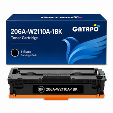 206A-W2110A-1BK Toner For 206A W2110A 206X W2110X MFP M283fdw Pro M255 M282 picture