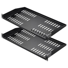 VEVOR 2PCS 1U Server Rack Shelf 19