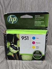NISB HP 951 - 3PK COLORED INK  07/2017 Exp SEALED BOX picture