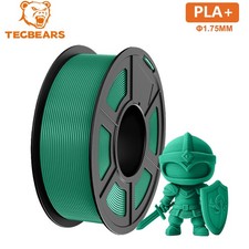 TECBEARS PLA Plus Filament 1.75mm 3D Printer Filament PLA+ 1/5/10 Rolls*1KG LOT picture