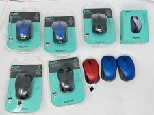 Lot of 9 Logitech M317 Compact Ambidextrous 2.4 GHz Wireless Mouse (9X) picture