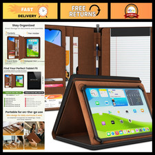 Universal Padfolio Case for Tablets - Organizer with Notepad Holder, Fits iPad 1 picture