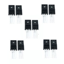 YEGAFE 10Pcs A2210 C6082 (5pcs 2SA2210 + 5pcs 2SC6082) TO-220F Plastic Package . picture