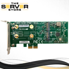 Supermicro Dual M.2 SATA + 2-Port SATA RAID Controller LP AOC-SLG2-2TM2 picture