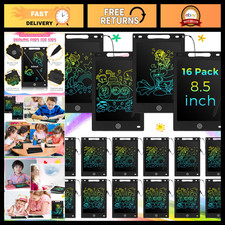 16 Pack LCD Writing Tablets - Reusable Drawing Pads for Kids & Adults, Black picture