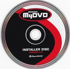 Vintage Sonic MyDVD Installer Disc Version 4.0 (PC, 2003) *DISC ONLY* picture