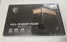 MSI MEG Ai1300P PCIE5, 1300W Power Supply 80 Plus  Platinum -SEALED picture