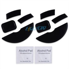 2 Sets Black Rounded Curved Edges Mouse Feet Skates for Razer Mamba wireless picture