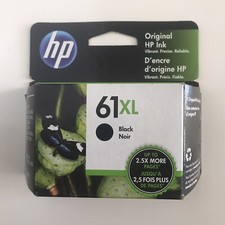 No Box Genuine HP 61XL Black Ink Cartridge CH563WN High Yield OEM picture