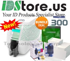 NEW Magicard 300 Single Side Photo ID Card Printer Bundle Replaces Enduro 3e Uno picture