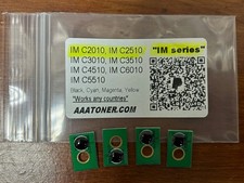 4 Toner Chips for Ricoh IM C3010, IM C3510, IM C4510, IM C6010 Refill (IM)  picture