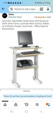Computer Desk PC Laptop Gaming Table Study Workstation Home Office With Shelf picture