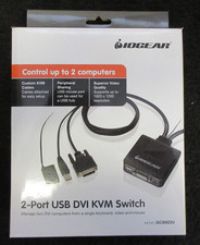 IOGEAR 2-Port USB DVI KVM Swithch, GCS922U - Brand New picture
