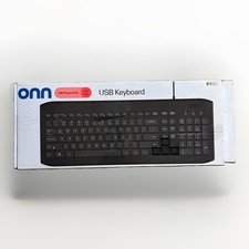 Onn USB Computer Keyboard, Wired 104-key Standard Layout picture
