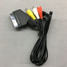 Cable Cord Scart to 3RCA Phono Male Composite AV Audio Video For TV/DVD 1.8m/6ft picture