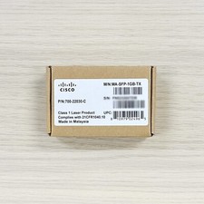Cisco Meraki MA-SFP-1GB-TX 1G T Copper 100m RJ45 SFP Optic Module picture