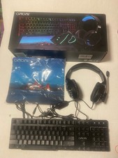 CHONCHOW Wired Gaming Keyboard for Mac PC PS Xbox One Gaming Headset, Mouse Pat. picture
