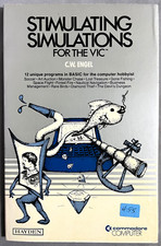 NEW Stimulating Simulations for the VIC - VIC-20 programs C.W.Engel 1982 Hayden picture