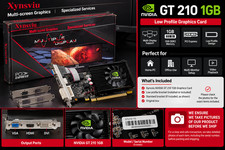 NVIDIA GeForce GT 210 1GB Low Profile PCIe Video Graphics Card VGA HDMI DVI picture
