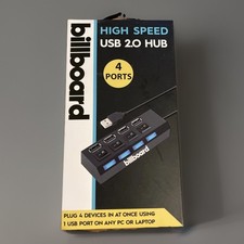 Billboard USB 2.0 High Speed 4-Port Splitter Hub NEW picture