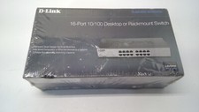 D-Link DSS-DSS16+16-Ports 10/100 Desktop Rack-Mountable Switch New Sealed picture