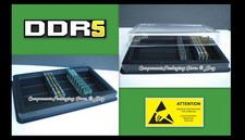 5 - DRAM Storage-Packaging Case for DDR DIMM Memory  Anti Static - Fits 250 -New picture