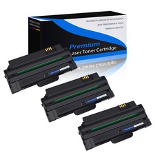 3PK MLT-D105L 105L Black Toner Cartridge for Samsung ML-2525W ML-2580n SCX-4600 picture